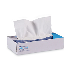 Boardwalk Office Packs Facial Tissue, 2-Ply, White, Flat Box, 100 Sheets/Box, 30 Boxes/Carton (BWK6500B)