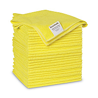 Boardwalk Microfiber Cleaning Cloths, 16 x 16, Yellow, 24/Pack (BWK16YELCLOTHV2)
