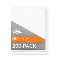 GBC Economy Thermal Laminating Pouches, 3 mil, 9" x 11.5", Gloss Clear, 200/Box (3747143)