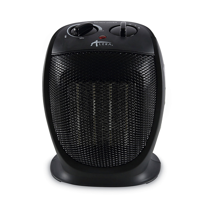 Alera Ceramic Heater, 7.13" x 5.88" x 8.75", Black (ALEHECH09)