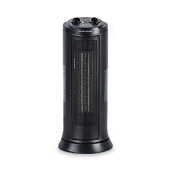 Alera Mini Tower Ceramic Heater, 7.38" x 7.38" x 17.38", Black (ALEHECT17)