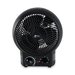 Alera Heater Fan, 8.25" x 4.38" x 9.38", Black (ALEHEFF10B)