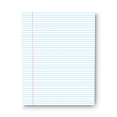 Universal Glue Top Pads, Narrow Rule, 50 White 8.5 x 11 Sheets, Dozen (UNV41000)