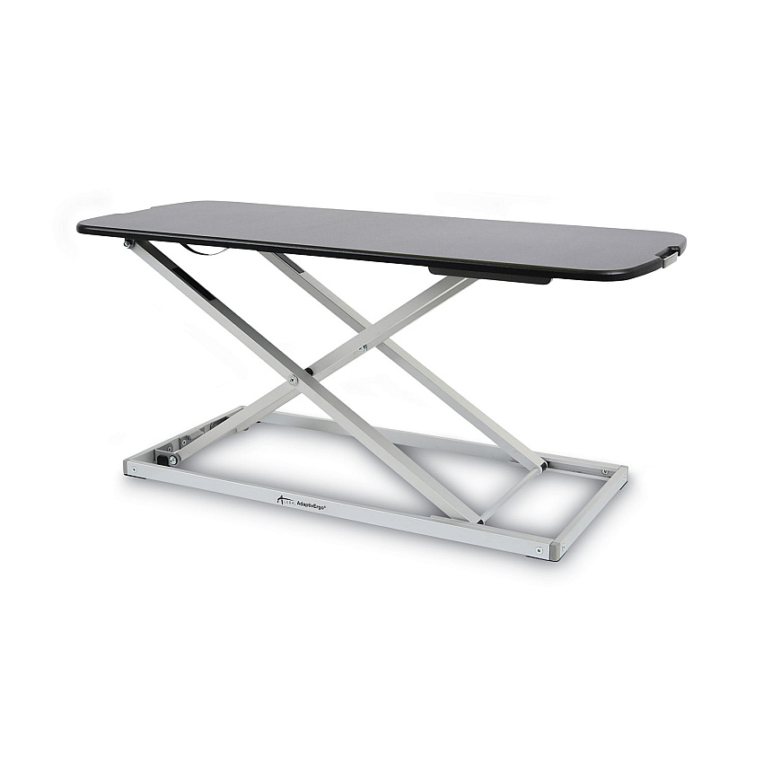 Alera AdaptivErgo Laptop Lifting Workstation, 31.25" x 12.63" x 1.38" to 16", Black/Silver (ALEAEWR7B)