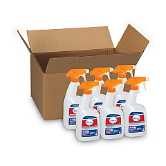 Febreze Professional Sanitizing Fabric Refresher, Light Scent, 32 oz Spray Bottle, 6/Carton (07309)