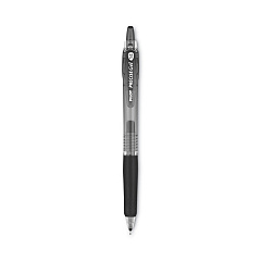 Pilot Precise Gel BeGreen Gel Pen, Retractable, Fine 0.7 mm, Black Ink, Black Barrel, Dozen (15001)