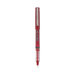 Pilot Precise V7 Roller Ball Pen, Stick, Fine 0.7 mm, Red Ink, Red Barrel, Dozen (35352)