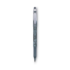 Pilot Precise P-500 Gel Pen, Stick, Extra-Fine 0.5 mm, Black Ink, Black Barrel, Dozen (38600)