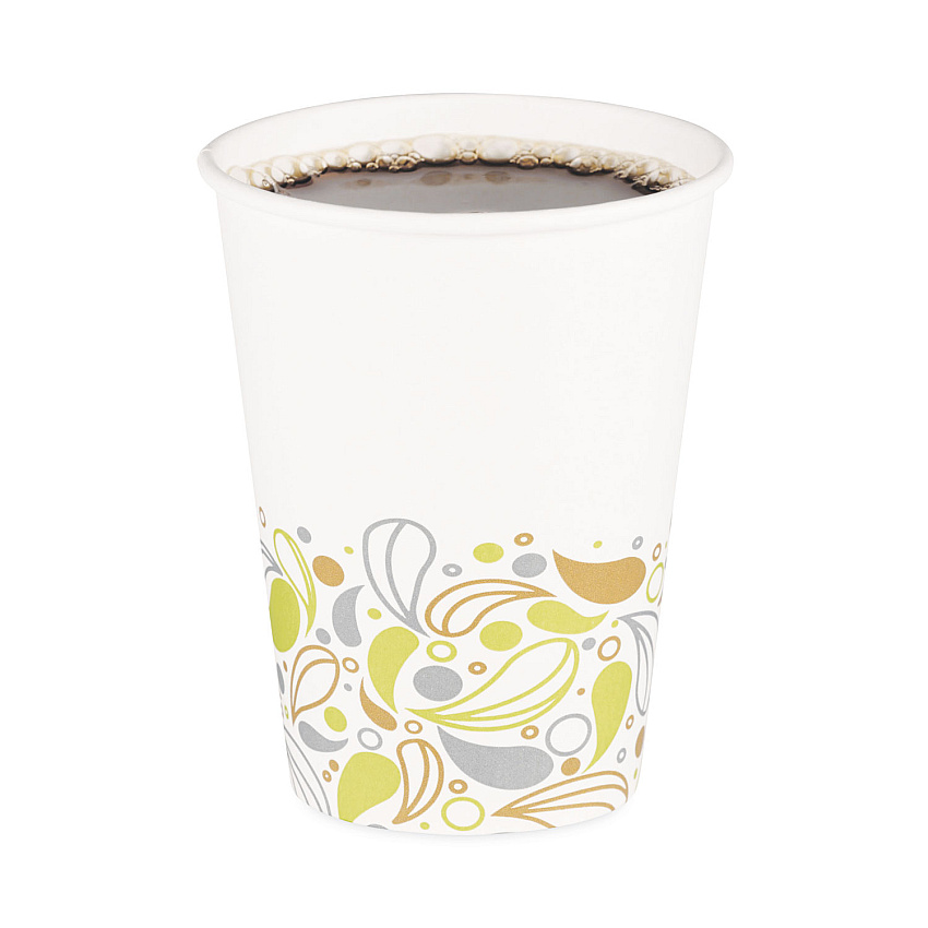 Boardwalk Deerfield Printed Paper Hot Cups, 12 oz, 50 Cups/Sleeve, 20 Sleeves/Carton (BWKDEER12HCUP)