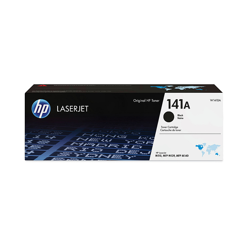 HP 141A Black Toner Cartridge W1410A