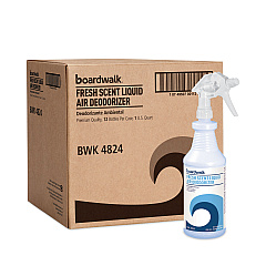 Boardwalk Fresh Scent Air Freshener, 32 oz Spray Bottle, 12/Carton (BWK4824)