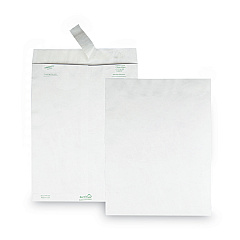 Survivor Catalog Mailers, Lightweight Tyvek, #13 1/2, Square Flap, Redi-Strip Closure, 10 x 13, White, 50/Box (R1582)