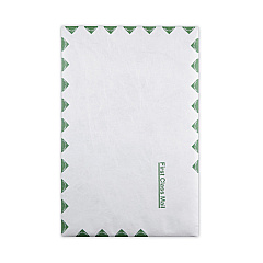 Survivor First Class Catalog Mailers, Lightweight Tyvek, #15, Square Flap, Redi-Strip Closure, 10 x 15, White, 100/Box (R1670)