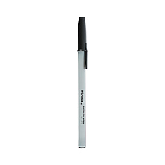 Universal Ballpoint Pen Value Pack, Stick, Medium 1 mm, Black Ink, Gray Barrel, 60/Pack (UNV15613)
