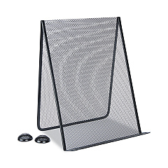 Universal Metal Mesh Document Holder Free Standing, 35 Sheet Capacity, Metal, Black (UNV20027)