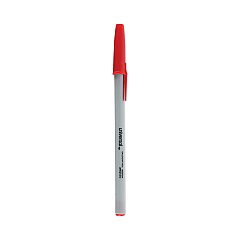 Universal Ballpoint Pen, Stick, Medium 1 mm, Red Ink, Gray Barrel, Dozen (UNV27412)