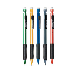 BIC Xtra-Comfort Mechanical Pencil, 0.7 mm, HB (#2.5), Black Lead, Assorted Barrel Colors, Dozen (MPG11)