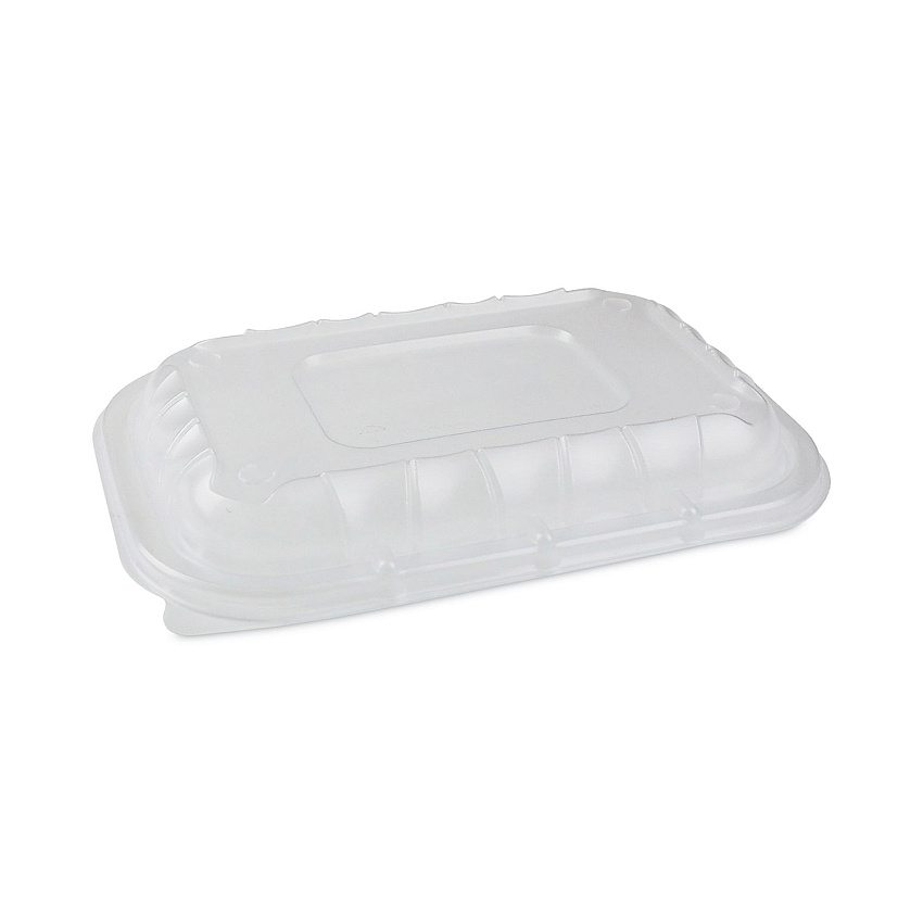 Pactiv Evergreen EarthChoice Entree2Go Takeout Container Vented Lid, 8.67 x 5.75 x 0.98, Clear, 300/Carton (YCNV9X6PPDL)