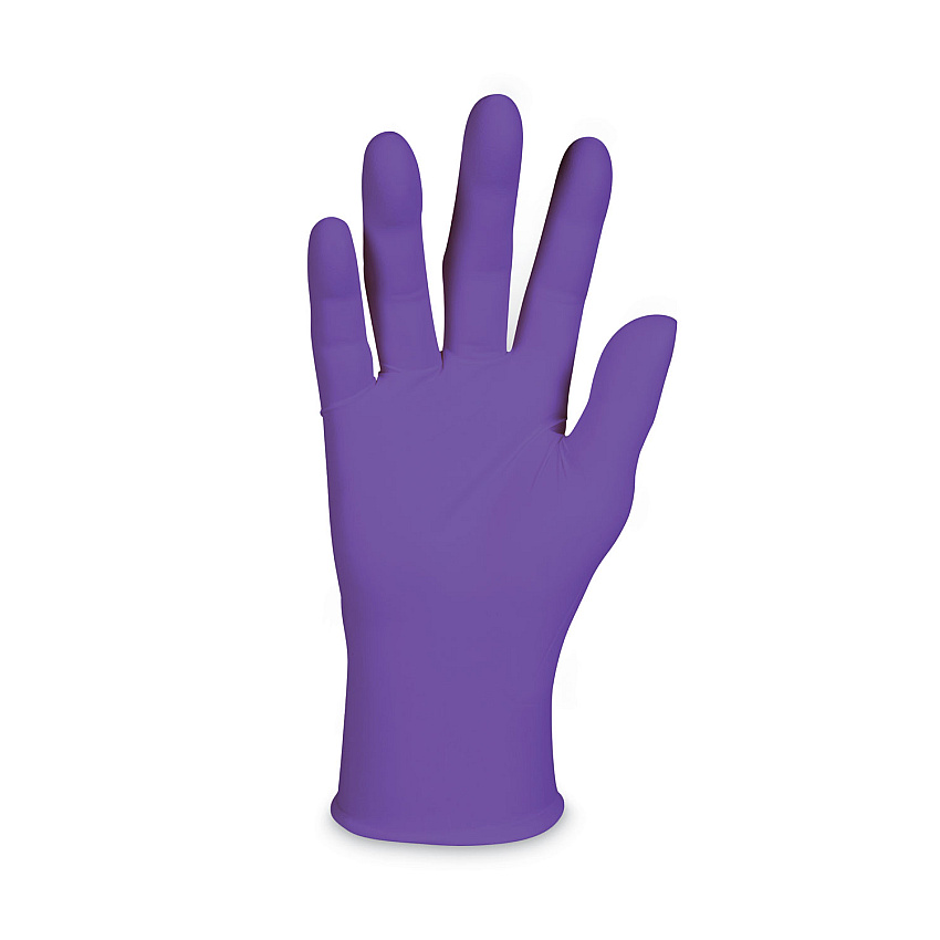 Kimtech PURPLE NITRILE Exam Gloves, 242 mm Length, X-Large, Purple, 90/Box (55084)