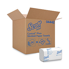 Scott Control Slimfold Towels, 7.5 x 11.6, White, 90/Pack, 24 Packs/Carton (04442)