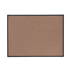 Universal Tech Cork Board, 48 x 36, Cork, Black Frame (UNV43023)