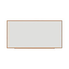 Universal Dry-Erase Board, Melamine, 96 x 48, White, Oak-Finished Frame (UNV43620)