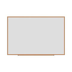 Universal Dry-Erase Board, Melamine, 72 x 48, White, Oak-Finished Frame (UNV43621)