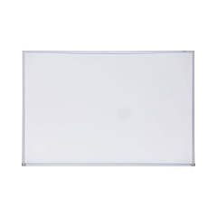 Universal Dry Erase Board, Melamine, 36 x 24, Satin-Finished Aluminum Frame (UNV43623)