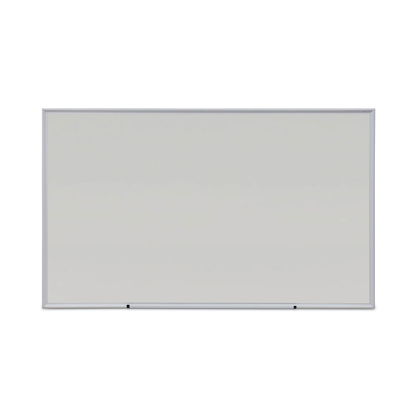 Universal Dry Erase Board, Melamine, 60 x 36, Satin-Finished Aluminum Frame (UNV43625)