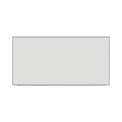 Universal Dry Erase Board, Melamine, 96 x 48, Satin-Finished Aluminum Frame (UNV43627)