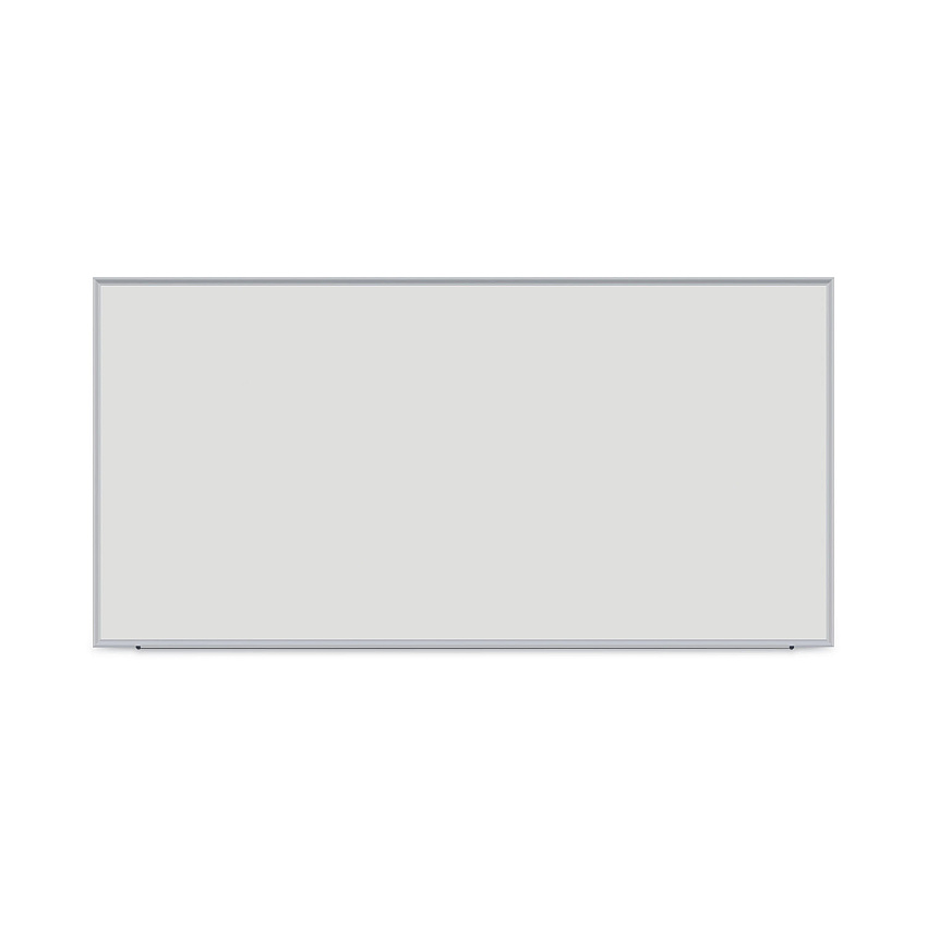 Universal Dry Erase Board, Melamine, 96 x 48, Satin-Finished Aluminum Frame (UNV43627)