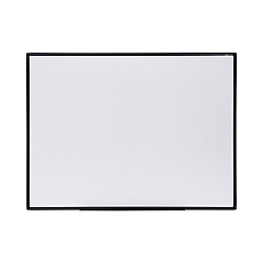 Universal Dry Erase Board, Melamine, 48 x 36, Black Frame (UNV43629)
