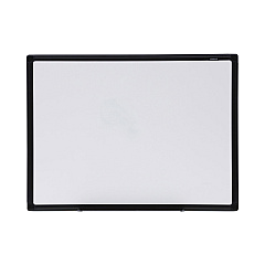 Universal Dry Erase Board, Melamine, 24 x 18, Black Frame (UNV43630)