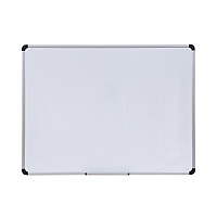 Universal Magnetic Steel Dry Erase Board, 48 x 36, White, Aluminum Frame (UNV43734)