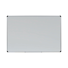Universal Magnetic Steel Dry Erase Board, 72 x 48, White, Aluminum Frame (UNV43735)