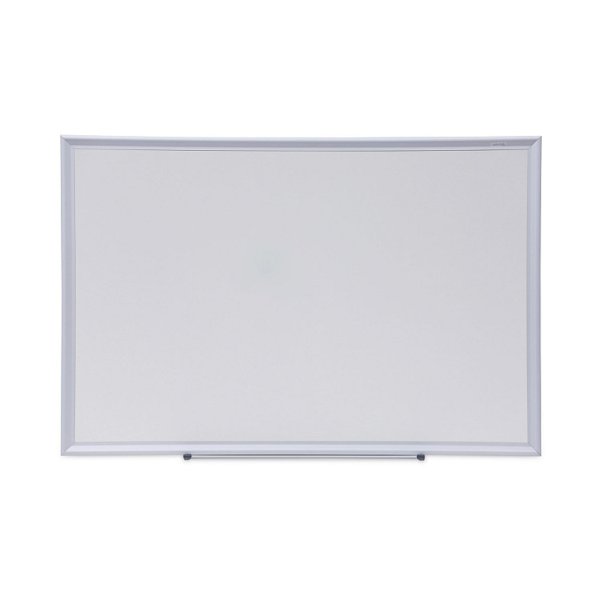 Universal Dry Erase Board, Melamine, 36 x 24, Aluminum Frame (UNV44624)