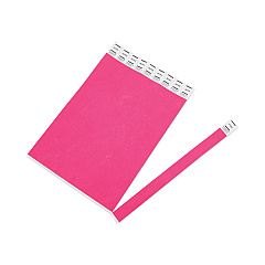 Advantus Crowd Management Wristbands, Sequentially Numbered, 9.75" x 0.75", Neon Pink, 500/Pack (91121)