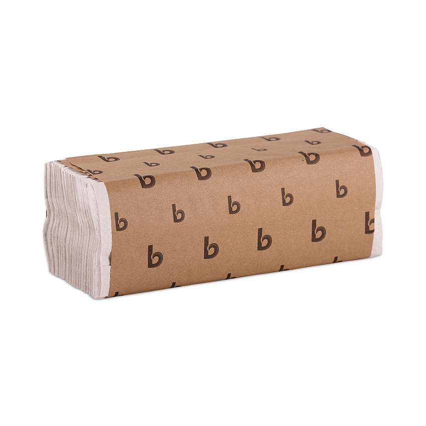 Boardwalk C-Fold Paper Towels, 1-Ply, 11.44 x 10, Bleached White, 200 Sheets/Pack, 12 Packs/Carton (BWK6220)