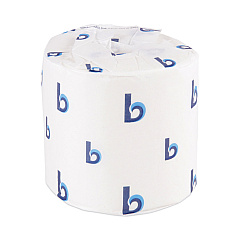 Boardwalk One-Ply Toilet Tissue, Septic Safe, White, 1,000 Sheets, 96 Rolls/Carton (BWK6170B)