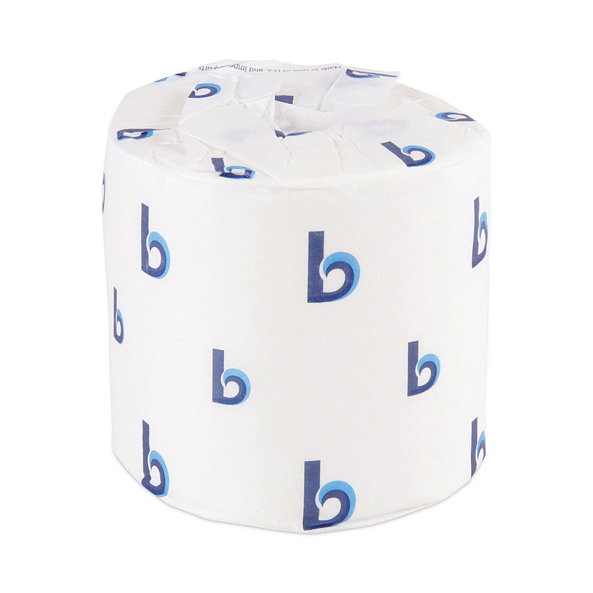 Boardwalk One-Ply Toilet Tissue, Septic Safe, White, 1,000 Sheets, 96 Rolls/Carton (BWK6170B)