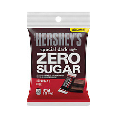Hershey's Miniatures Special Dark Sugar-Free Chocolate, 3 oz Bag, 12 Bags/Pack (24601030)