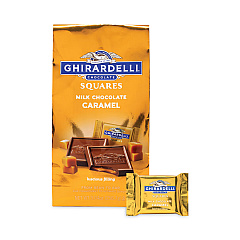 Ghirardelli Milk Chocolate and Caramel Chocolate Squares, 9.02 oz Packs, 2 Count (30001034)