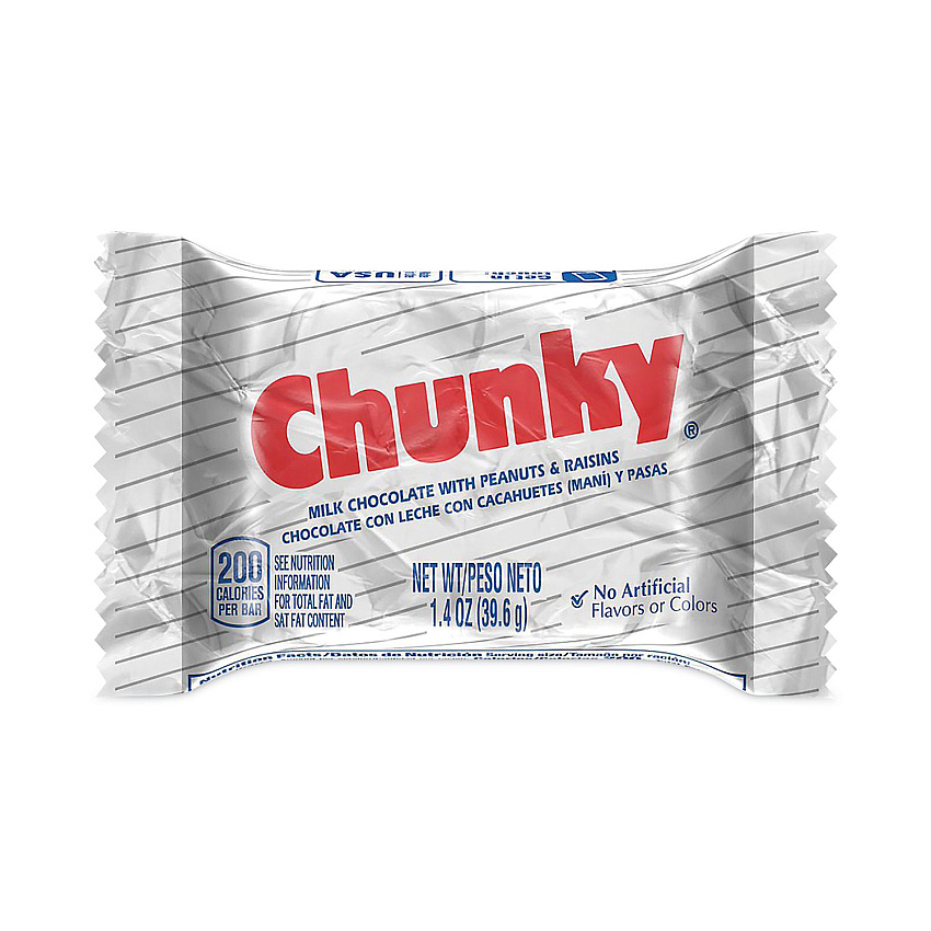 Nestle Chunky Bar, Individually Wrapped, 1.4 oz, 24/Box (20900162)