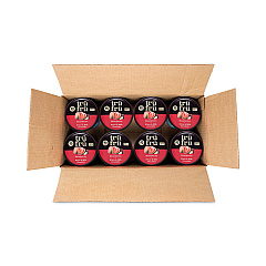 Tru Fru Nature's Hyper-Chilled Strawberries in White and Milk Chocolate, 5 oz Cup, 8/Carton (90300269)