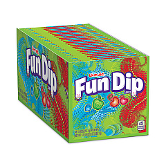 Lik-m-aid Fun Dip Candy, Assorted Flavors, 0.43 oz Pouches, 48/Box (20900166)