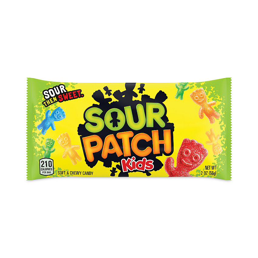 Sour Patch Kids Chewy Candy, Assorted, 2 oz  Bags, 24/Pack (30400006)