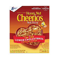 Cheerios Honey Nut Cereal, 27.5 oz Box, 2/Pack (22000728)