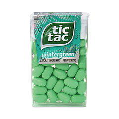 Tic Tac Breath Mints, Wintergreen, 1 oz Bottle, 12 Bottles/Box (24100012)