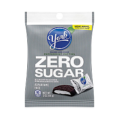 York Sugar Free Peppermint Pattie, 3 oz Peg Bags, 12/Pack (24601076)