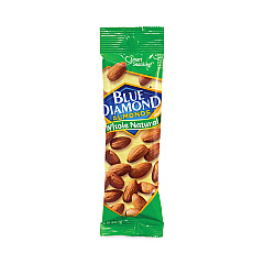 Blue Diamond Whole Natural Almonds, 1.5 oz Bag, 12 Bags/Box  (20902634)